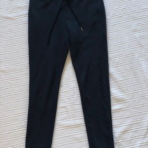 Armani Exchange Navy Blue Joggers